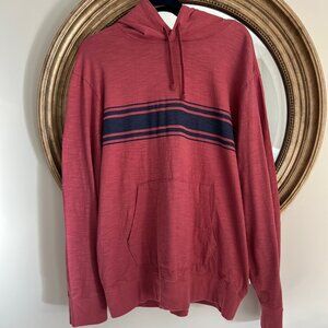 American Eagle Striped Hoodie (Size: XXL)